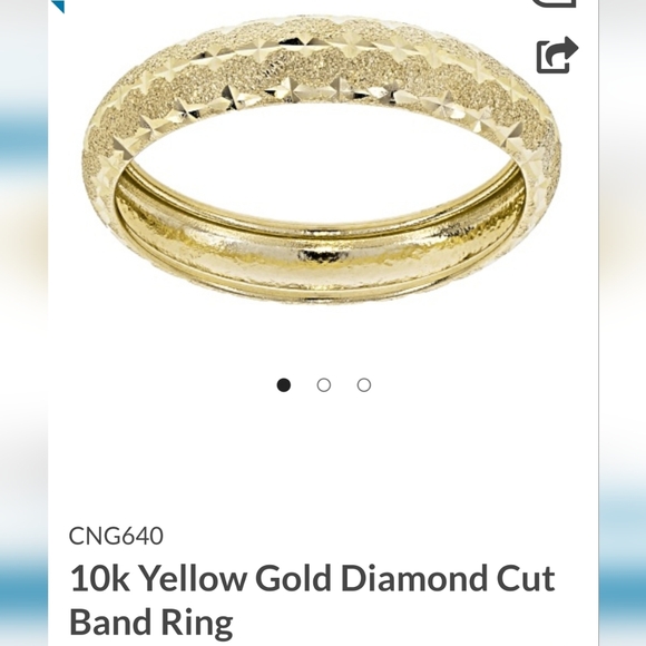 GENUINE SOLID 10K YELLOW GOLD WEDDING RING BAND CLASSIC 💛 SIZE 9  GIFT 🎁 - Picture 2 of 6